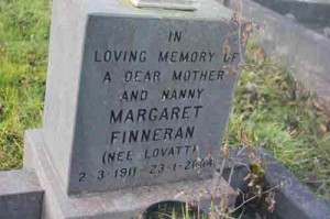 Finneran Margaret nee Lovatt